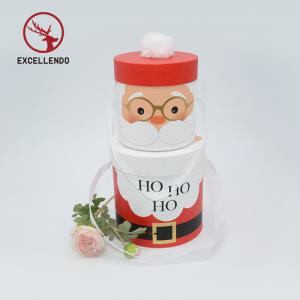 Customized Handmade Christmas Box Sets , Wholesale Christmas Packaging Gift Box with Lid and glitte