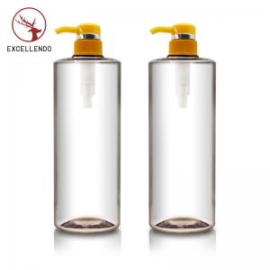 1L Transparent plastic Shampoo Shower Gel Bottle with Pumps 1000ml Bottle for Lotion