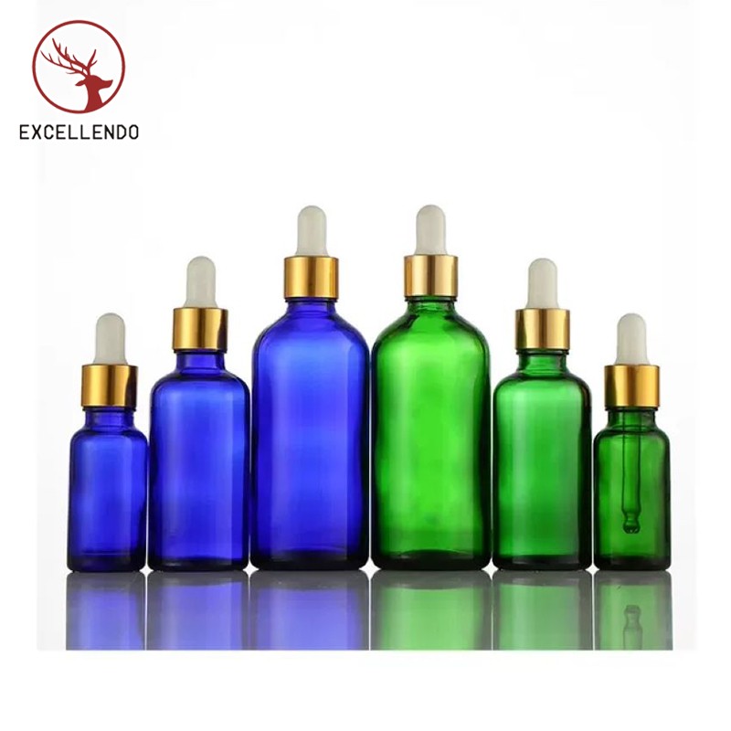 Amber Spray Bottle Glass Cosmetic Bottle with Pump Dropper Bottle for Essential Oil and Cream