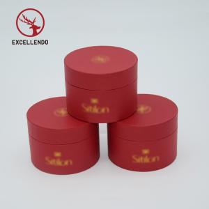 Cylinder Cosmetic Box with Custom Logo Customized Small Rigid Round Gift Box