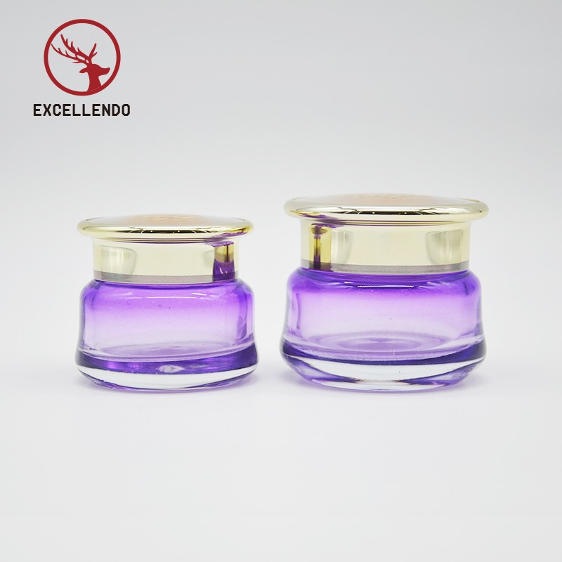 Empty 125ml 100ml 50ml Color Print Glass Cosmetic Bottle Perfume Essential Oil Bottle with Cap