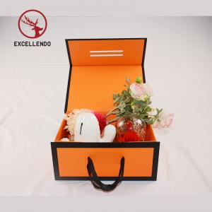 High Quality Foldable Magnet Gift Box with Ribbon Handle for Gifts, Storage, Perfume,Flowers,Snacks