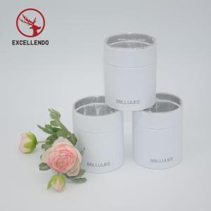 Transparent Acrylic Paper Round Cosmetic Prefume Packaging Box Gift Box with Window Cover