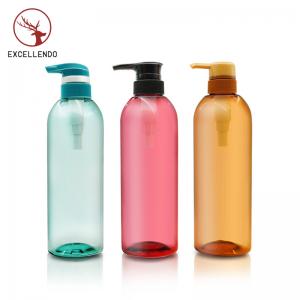 500ml Empty Matte Semi-transparent Plastic Shampoo Spray Lotion Bottle Shower Gel Bottle with Pump