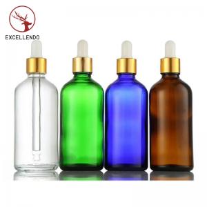 Amber Spray Bottle Glass Cosmetic Bottle with Pump Dropper Bottle for Essential Oil and Cream