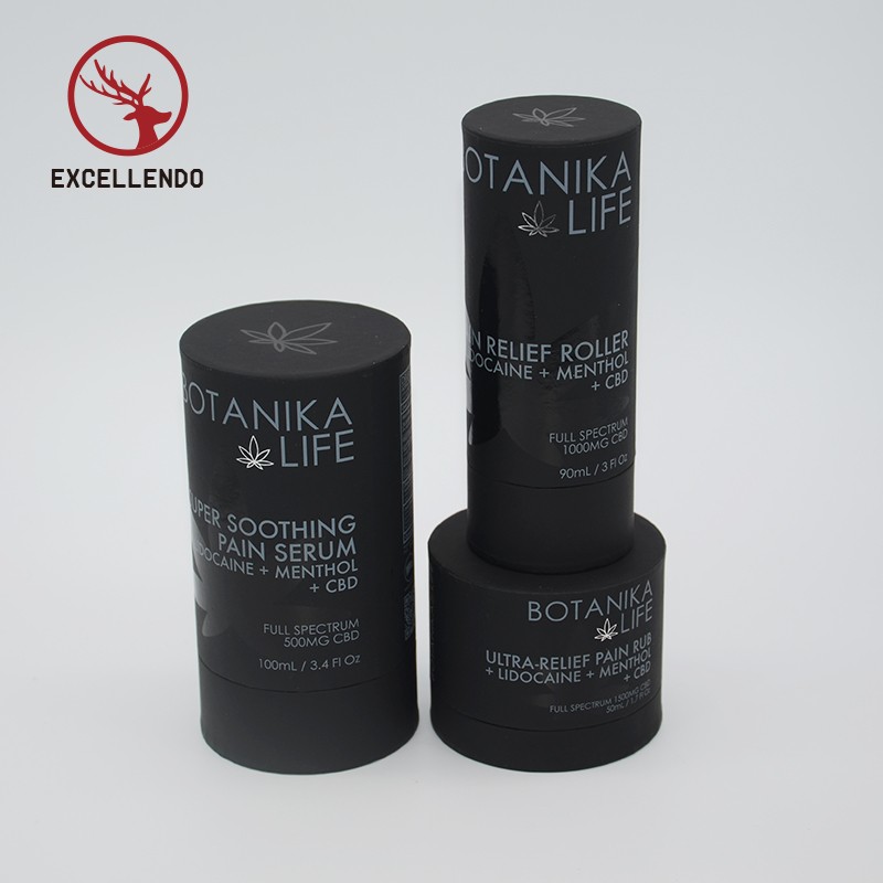 Cosmetic Canister Box Set with Custom Logo Factory Wholesale Customized Small Rigid Round Gift Box 